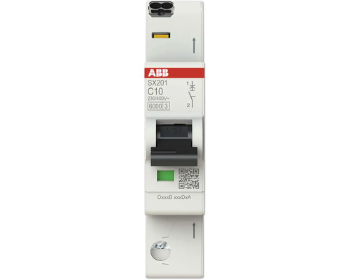 Disjoncteur ABB SX201 C10, 230/400 V