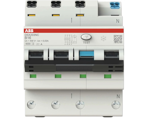 ABB Fehlerstrom-Schutzschalter DSX203NC B16