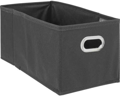 Boîte de rangement textile avec poignée