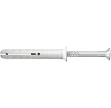 Kunststoffdübel mit Schraube