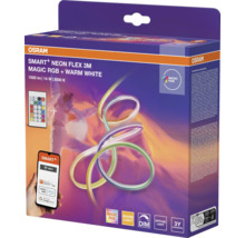 Ruban LED Osram Smart Plus Neon Flex, trois mètres, Magic RGB, blanc chaud, contrôlable par app et voix, dimmable, trois ans de garantie.