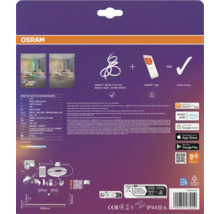 Informations sur le ruban LED OSRAM SMART+ Neon Flex 5M Magic RGB et blanc chaud avec caractéristiques techniques, dimensions et compatibilité Smart Home.