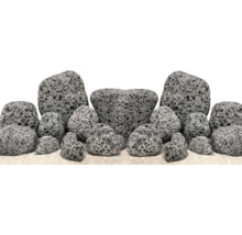 Dekorative Lavasteine für den Garten oder Teich