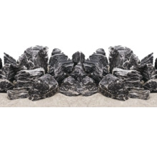 Dekorative Gesteinsanordnung für Aquariengestaltung