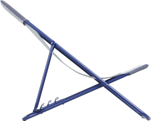 Chaise de plage avec dossier réglable