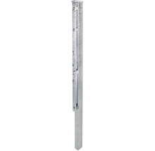 Zaunpfosten aus Metall mit Halterungen