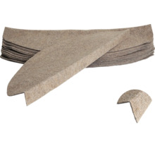 Ecke aus Filz als Kantenschutz