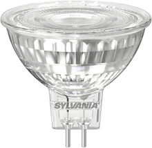 Ampoule LED à réflecteur Sylvania MR16 avec culot GU5.3 en verre.