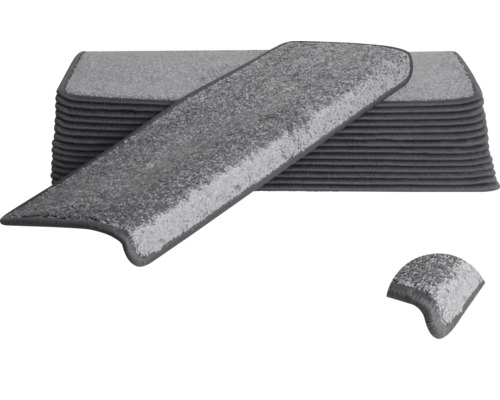 Stufenteppiche aus Textil im Set