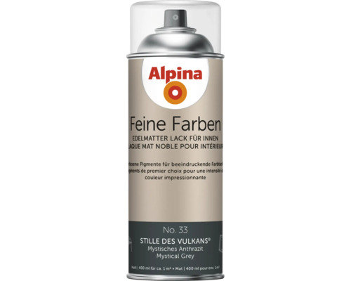 Alpina Feine Farben Lackspray Mystisches Anthrazit, 400 ml