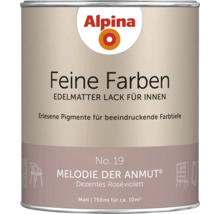 Alpina Feine Farben Lack für Innenräume, Farbton Melodie der Anmut, 750 Milliliter Dose