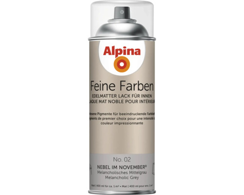 Alpina Feine Farben Lackspray Nebel im November, edelmatt, 400 ml