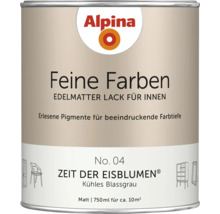 Alpina Feine Farben Lack für Innenräume, Farbton Zeit der Eisblumen, 750ml Dose