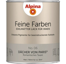 Alpina Feine Farben Lack Dächer von Paris, boîte de 750 ml