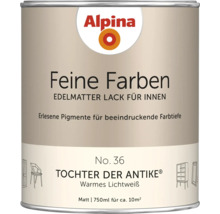 Boîte de laque Alpina Feine Farben, laque extra-mate pour l'intérieur, Fille de l'Antiquité
