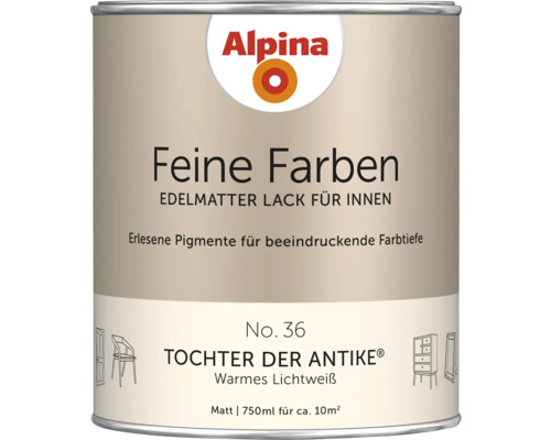 Alpina Feine Farben Lackdose, edelmatter Lack für Innen, Tochter der Antike