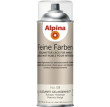 Bombe de laque Alpina Feine Farben beige clair pour l'intérieur