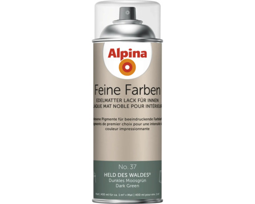 Alpina Feine Farben peinture aérosol vert mousse foncé