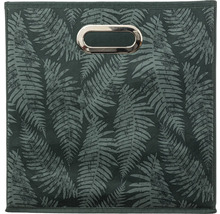 Boîte de rangement avec motif de fougère et poignée