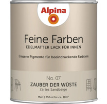 Alpina Feine Farben Lack für Innenräume, Farbton Zauber der Wüste, 750 ml Dose