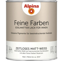 Boîte de peinture avec peinture murale mate d'intérieur d'Alpina Feine Farben