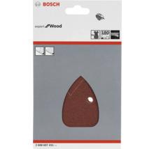 Bosch Expert for Wood Schleifblatt Set mit fünf Teilen, Körnung 180