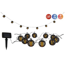 Guirlande lumineuse solaire avec effet de flamme et indice de protection IP44
