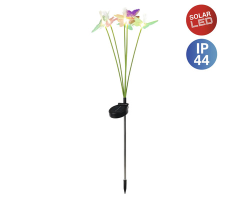 Solarleuchte mit Schmetterlingsmotiv und LED