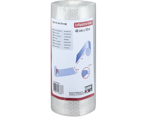 Rolle Luftpolsterfolie 40 Zentimeter mal 10 Meter für Umzug und zum Verpacken