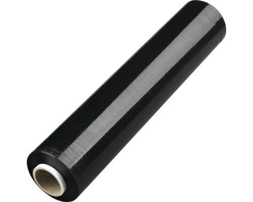 Film étirable noir sur mandrin en carton