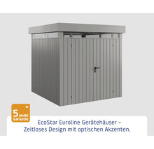 Abri de jardin EcoStar Euroline avec porte et garantie de cinq ans