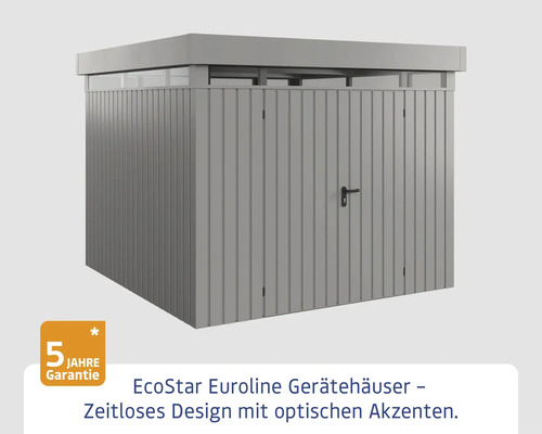 EcoStar Euroline Gerätehaus aus Metall mit Doppeltür
