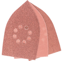 Papier abrasif triangulaire perforé en lot