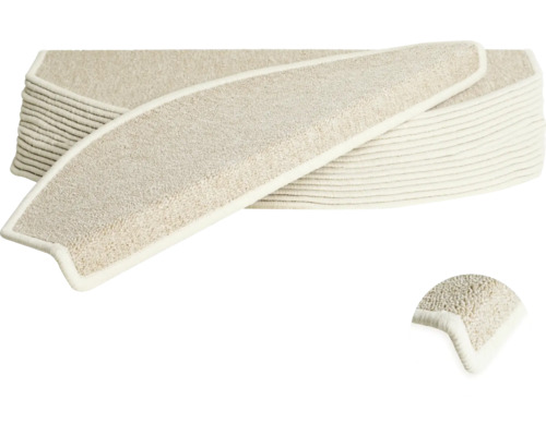 Tapis d'escalier en textile empilés