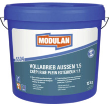 Seau de crépi gratté pour extérieur Modulan Vollabrieb Aussen 1.5