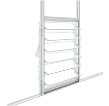 Fenêtre à jalousies avec lames transparentes