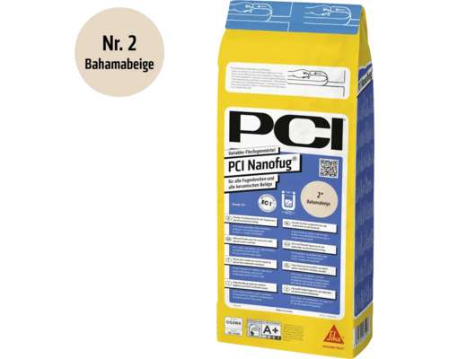 Mortier joint flexible variable PCI Nanofug pour toutes largeurs de joint et tous revêtements céramiques