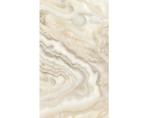 Gros plan d'un carreau de marbre beige avec des motifs tourbillonnants