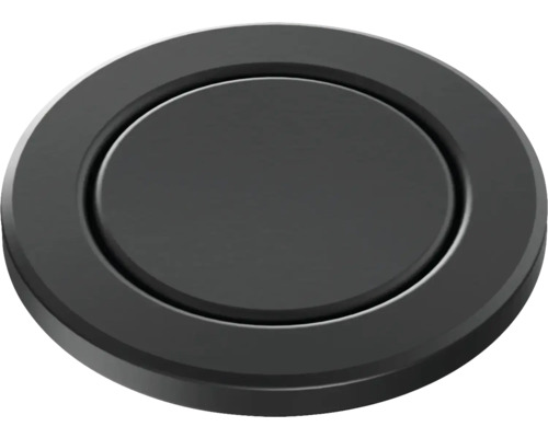 Système de vidage Blanco PushControl III noir 210671 Couvercle rond et plat