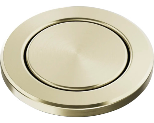 Système de vidage Blanco PushControl III or 210672 Bonde de vidange ronde dorée pour lavabo