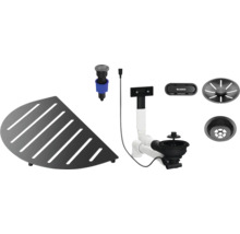 Accessoires d'évier avec étagère d'angle