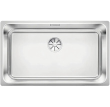 Évier en acier inoxydable avec garniture d'écoulement