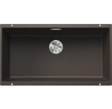 Évier en matériau composite avec bonde à panier