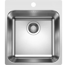 Évier en acier inoxydable avec bonde à panier