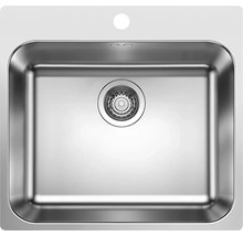 Évier en acier inoxydable avec bonde à panier