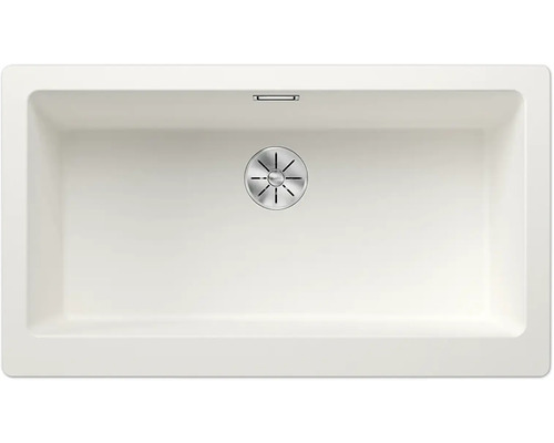 Spülbecken aus Steinmaterial mit Abfluss