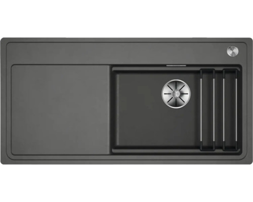 Spülbecken mit Abtropffläche und Zubehör