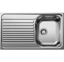 Évier en acier inoxydable avec égouttoir