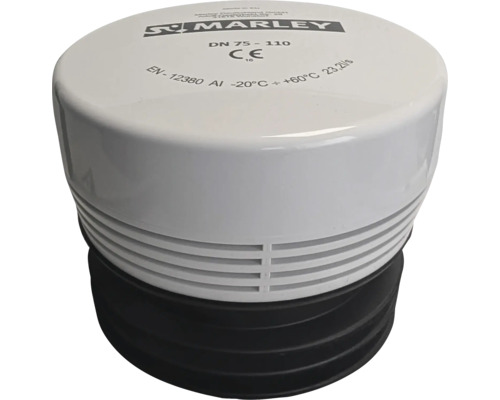 Marley Rohrbelüfter weiß NW 110 mm Marley Logo Abwasserbelüfter DN 75 bis 110