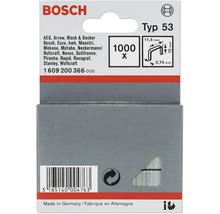 Agrafes Bosch type 53, 1 000 pièces